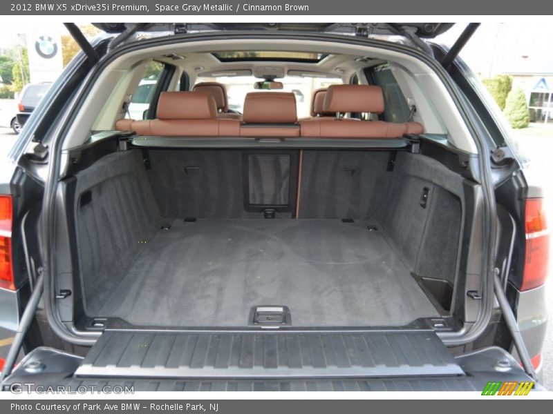 Space Gray Metallic / Cinnamon Brown 2012 BMW X5 xDrive35i Premium
