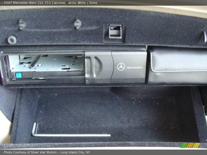 Arctic White / Stone 2007 Mercedes-Benz CLK 350 Cabriolet