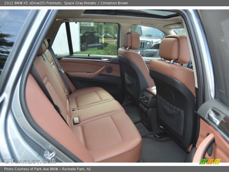 Space Gray Metallic / Cinnamon Brown 2012 BMW X5 xDrive35i Premium