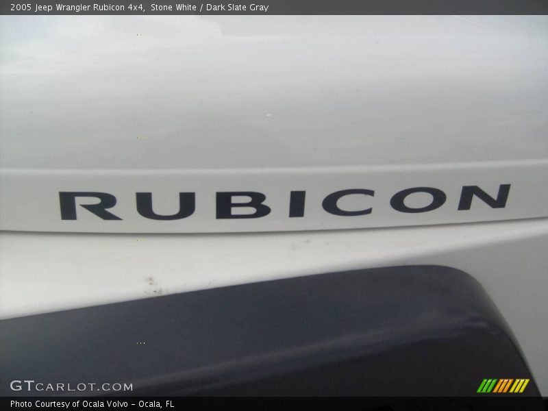 Stone White / Dark Slate Gray 2005 Jeep Wrangler Rubicon 4x4
