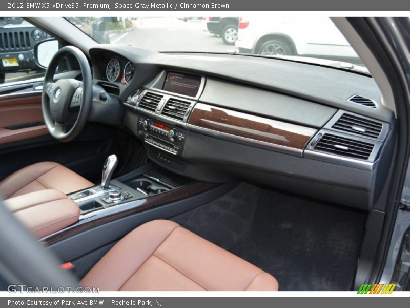 Space Gray Metallic / Cinnamon Brown 2012 BMW X5 xDrive35i Premium