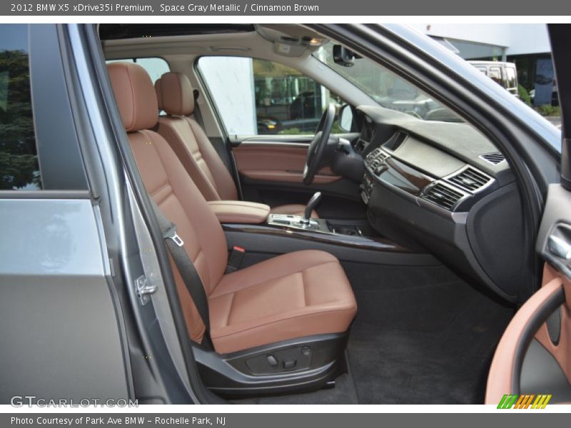 Space Gray Metallic / Cinnamon Brown 2012 BMW X5 xDrive35i Premium
