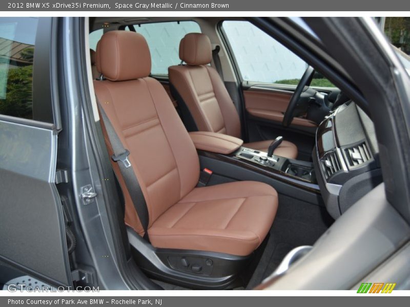Space Gray Metallic / Cinnamon Brown 2012 BMW X5 xDrive35i Premium