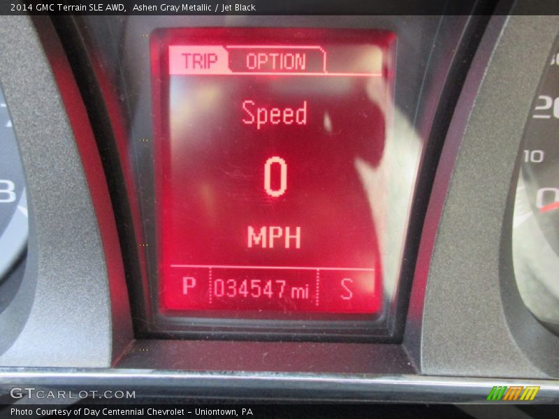 Ashen Gray Metallic / Jet Black 2014 GMC Terrain SLE AWD