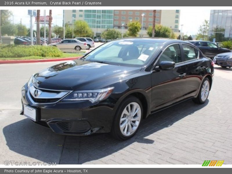 Crystal Black Pearl / Graystone 2016 Acura ILX Premium