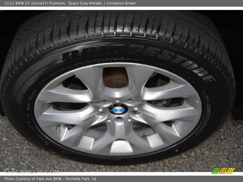 Space Gray Metallic / Cinnamon Brown 2012 BMW X5 xDrive35i Premium