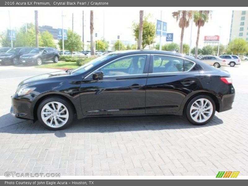 Crystal Black Pearl / Graystone 2016 Acura ILX Premium