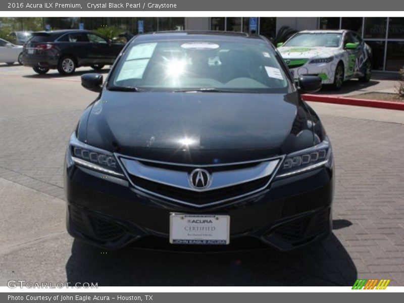 Crystal Black Pearl / Graystone 2016 Acura ILX Premium