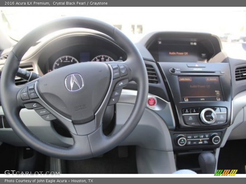 Crystal Black Pearl / Graystone 2016 Acura ILX Premium