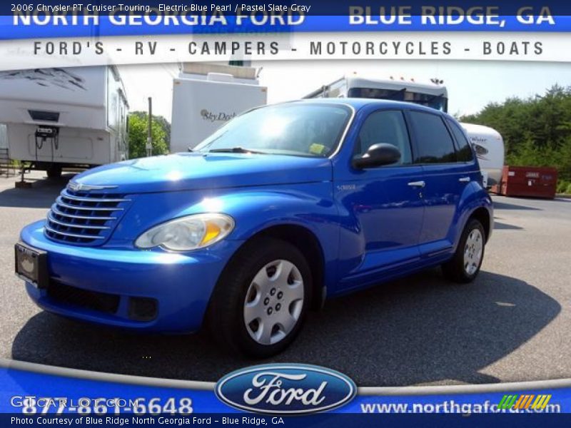 Electric Blue Pearl / Pastel Slate Gray 2006 Chrysler PT Cruiser Touring