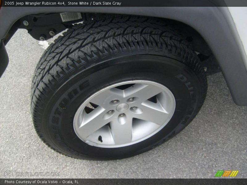 Stone White / Dark Slate Gray 2005 Jeep Wrangler Rubicon 4x4