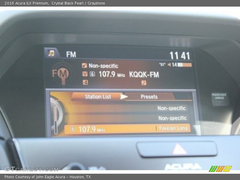 Crystal Black Pearl / Graystone 2016 Acura ILX Premium