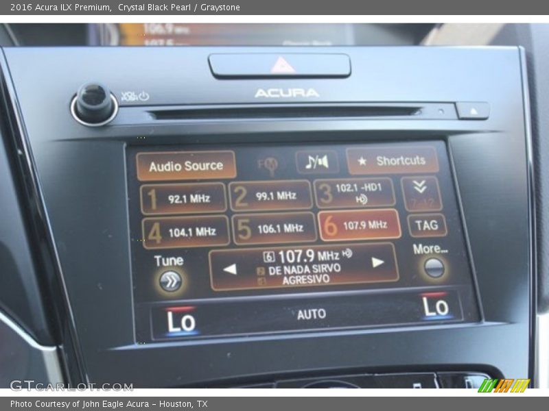 Crystal Black Pearl / Graystone 2016 Acura ILX Premium