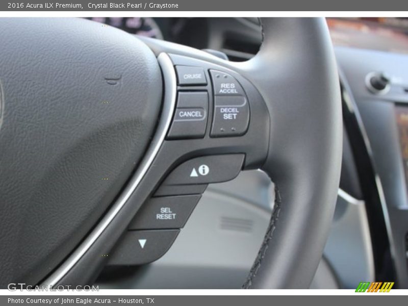 Crystal Black Pearl / Graystone 2016 Acura ILX Premium