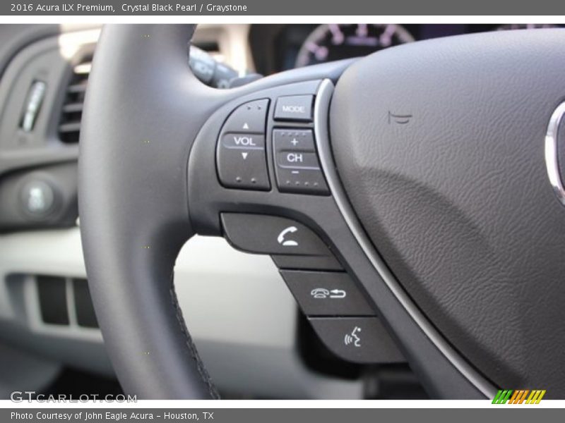 Crystal Black Pearl / Graystone 2016 Acura ILX Premium