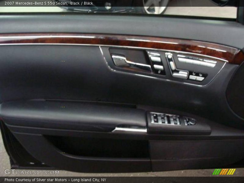Black / Black 2007 Mercedes-Benz S 550 Sedan