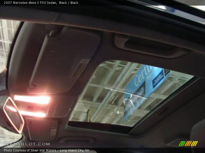 Black / Black 2007 Mercedes-Benz S 550 Sedan