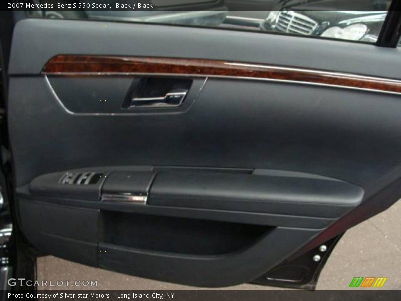 Black / Black 2007 Mercedes-Benz S 550 Sedan