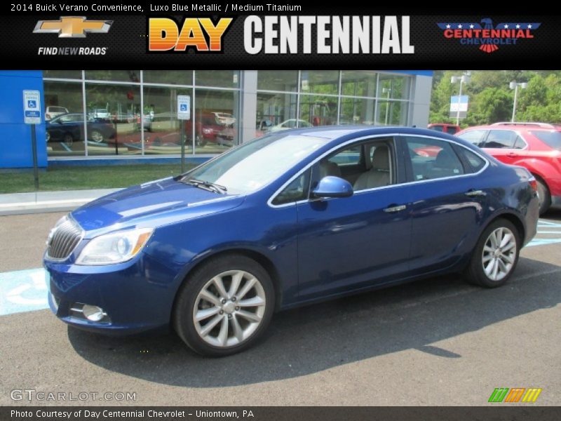 Luxo Blue Metallic / Medium Titanium 2014 Buick Verano Convenience