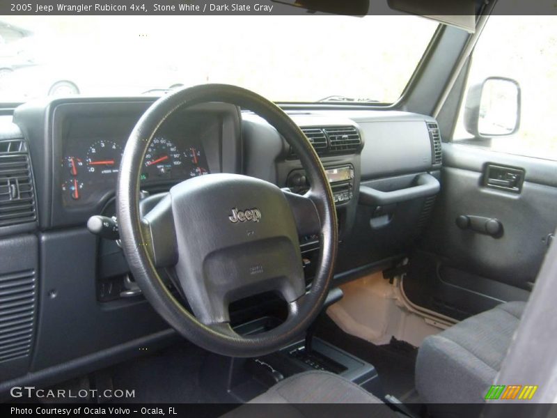 Stone White / Dark Slate Gray 2005 Jeep Wrangler Rubicon 4x4
