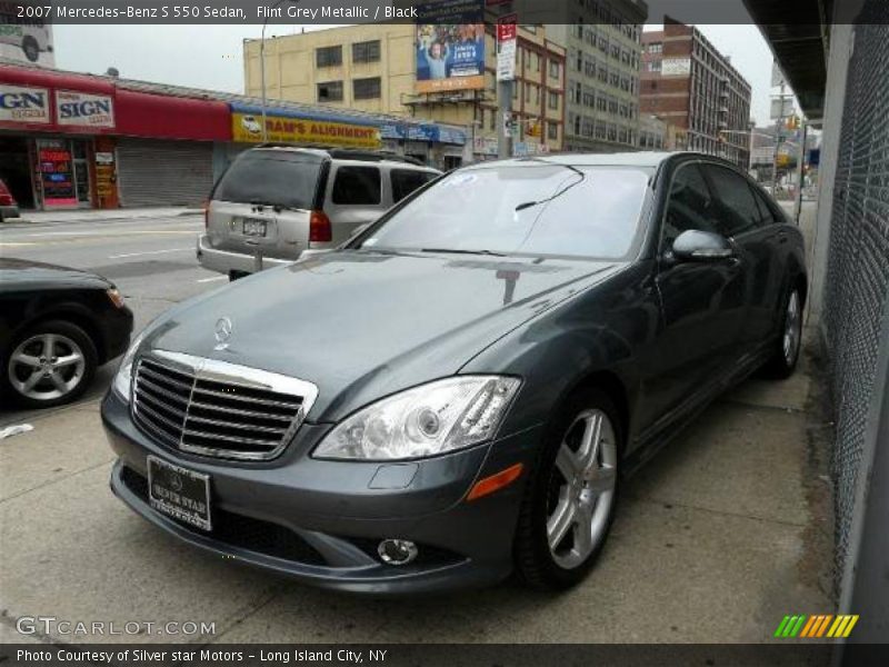 Flint Grey Metallic / Black 2007 Mercedes-Benz S 550 Sedan