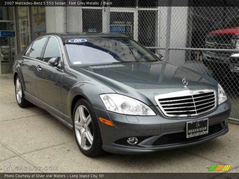Flint Grey Metallic / Black 2007 Mercedes-Benz S 550 Sedan