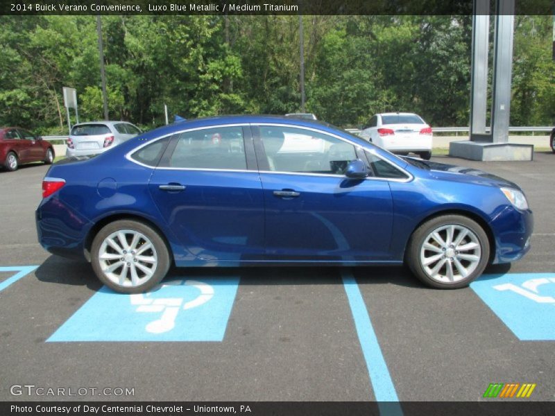 Luxo Blue Metallic / Medium Titanium 2014 Buick Verano Convenience