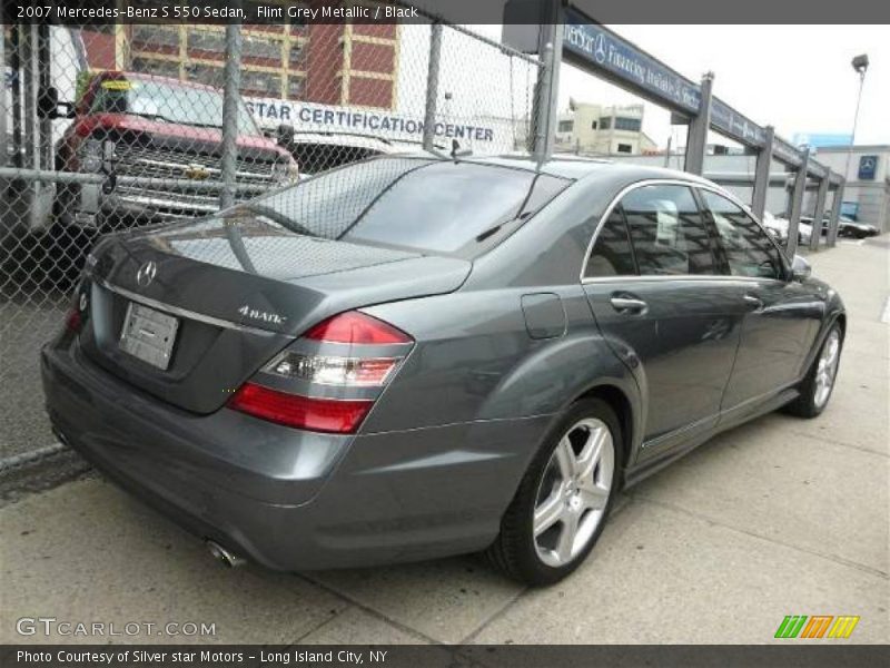 Flint Grey Metallic / Black 2007 Mercedes-Benz S 550 Sedan