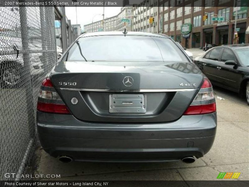 Flint Grey Metallic / Black 2007 Mercedes-Benz S 550 Sedan