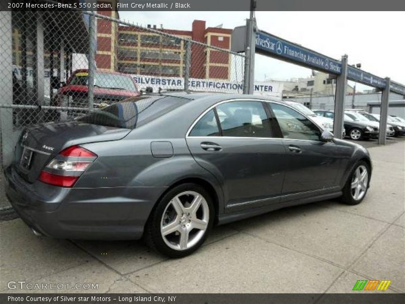 Flint Grey Metallic / Black 2007 Mercedes-Benz S 550 Sedan