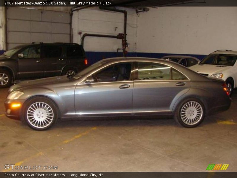 Flint Grey Metallic / Black 2007 Mercedes-Benz S 550 Sedan
