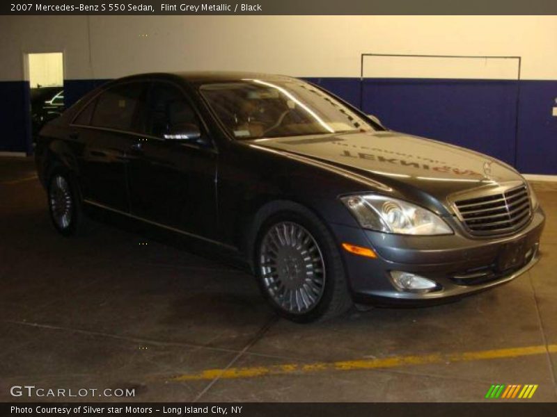 Flint Grey Metallic / Black 2007 Mercedes-Benz S 550 Sedan