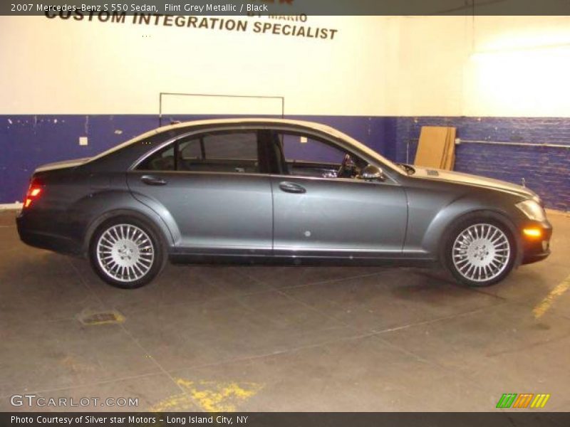 Flint Grey Metallic / Black 2007 Mercedes-Benz S 550 Sedan