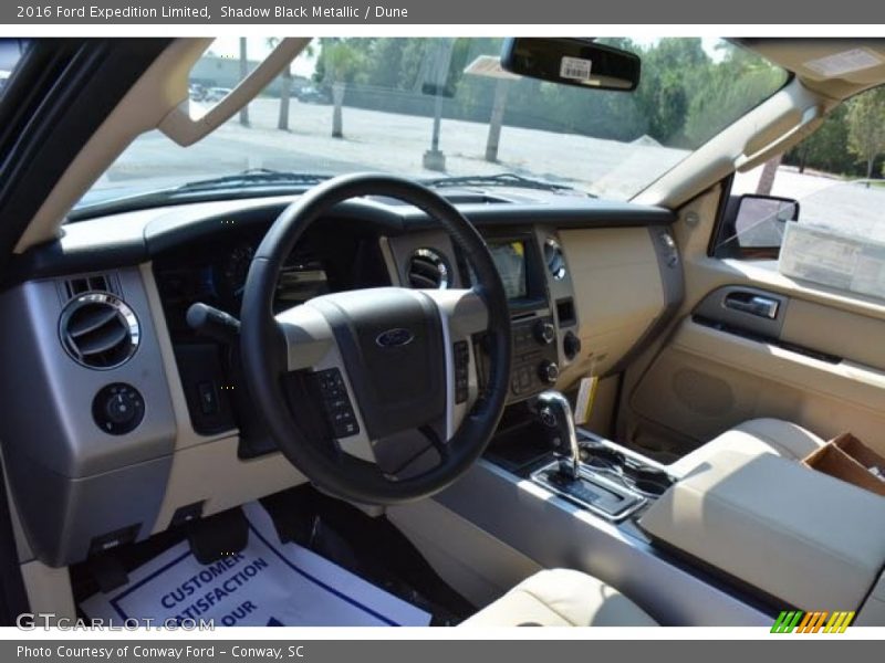 Shadow Black Metallic / Dune 2016 Ford Expedition Limited