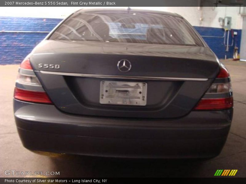 Flint Grey Metallic / Black 2007 Mercedes-Benz S 550 Sedan