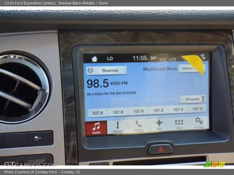 Controls of 2016 Expedition Limited