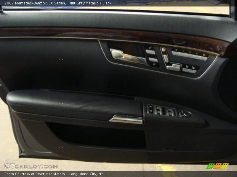 Flint Grey Metallic / Black 2007 Mercedes-Benz S 550 Sedan