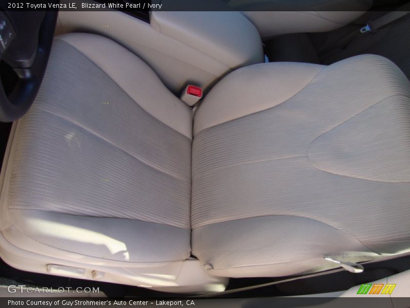Blizzard White Pearl / Ivory 2012 Toyota Venza LE