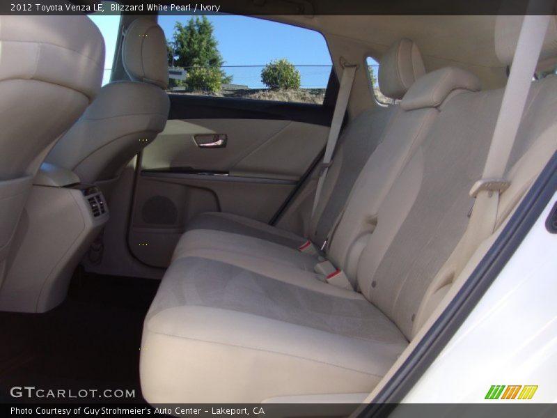 Blizzard White Pearl / Ivory 2012 Toyota Venza LE