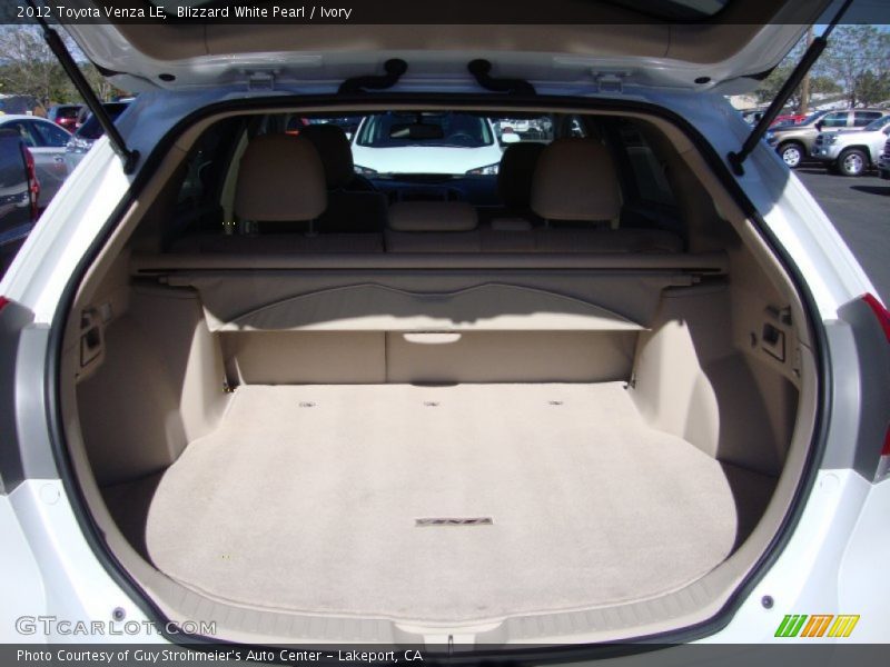 Blizzard White Pearl / Ivory 2012 Toyota Venza LE