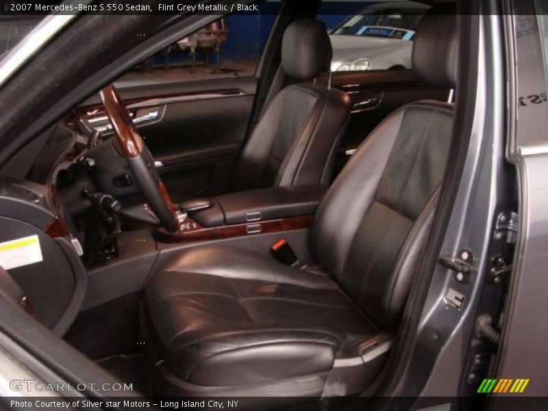Flint Grey Metallic / Black 2007 Mercedes-Benz S 550 Sedan