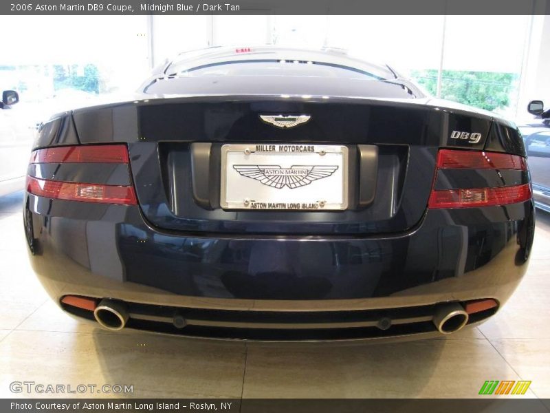 Midnight Blue / Dark Tan 2006 Aston Martin DB9 Coupe