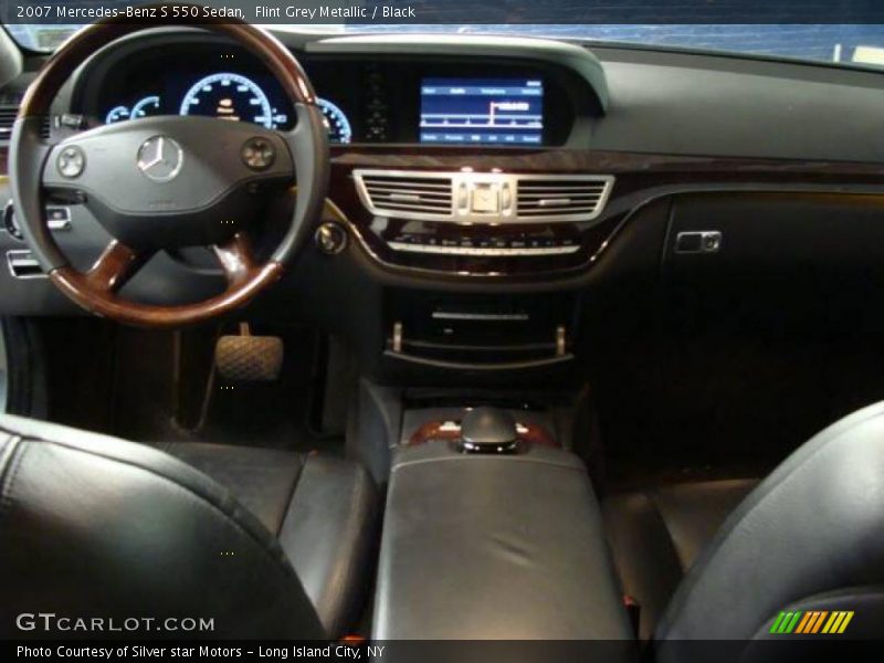 Flint Grey Metallic / Black 2007 Mercedes-Benz S 550 Sedan