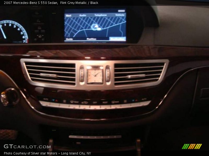 Flint Grey Metallic / Black 2007 Mercedes-Benz S 550 Sedan