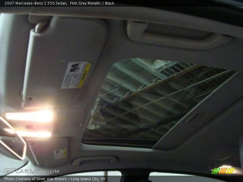 Flint Grey Metallic / Black 2007 Mercedes-Benz S 550 Sedan
