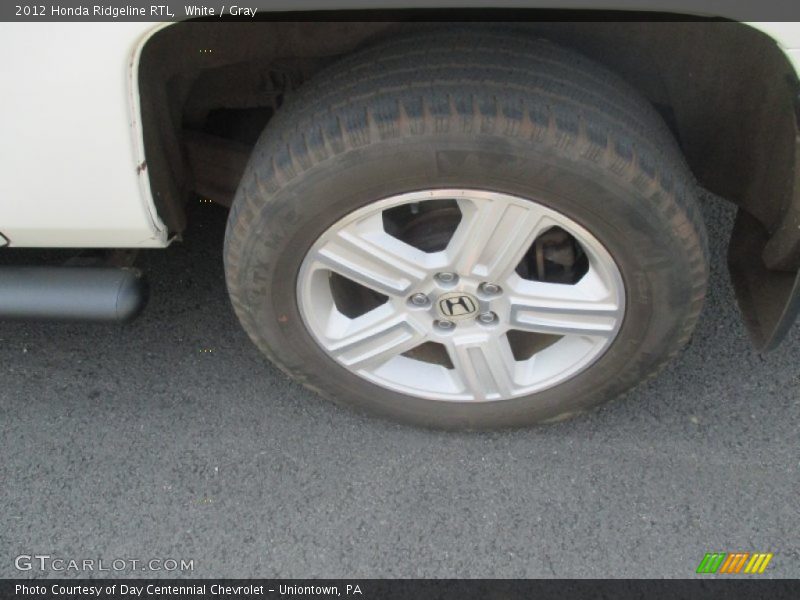 White / Gray 2012 Honda Ridgeline RTL
