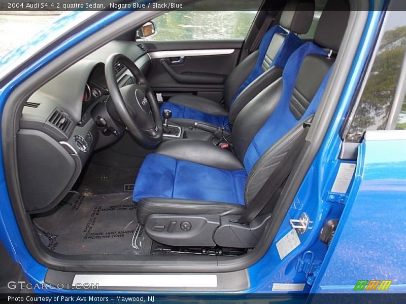  2004 S4 4.2 quattro Sedan Black/Blue Interior