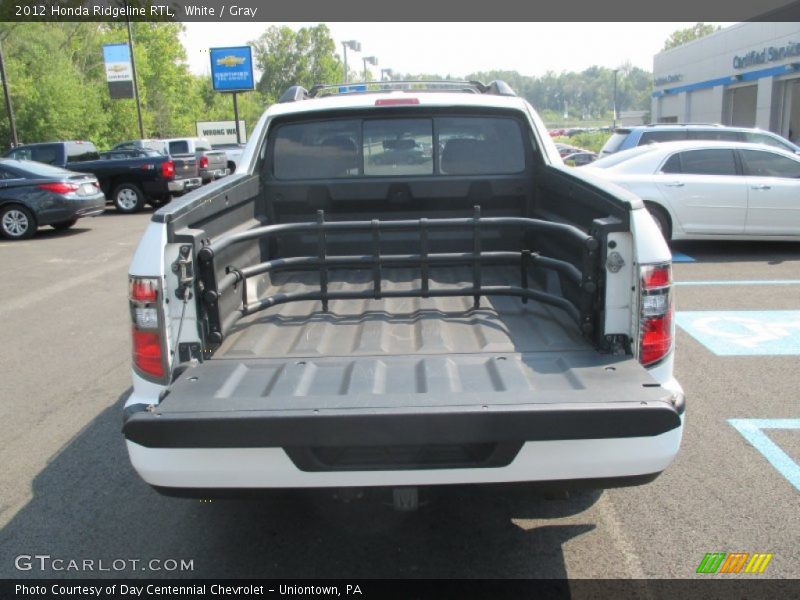 White / Gray 2012 Honda Ridgeline RTL