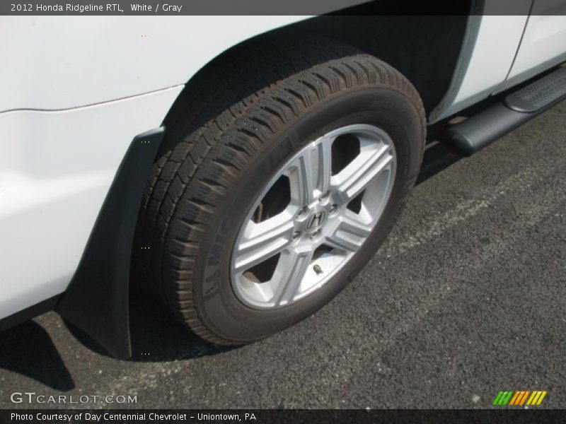 White / Gray 2012 Honda Ridgeline RTL