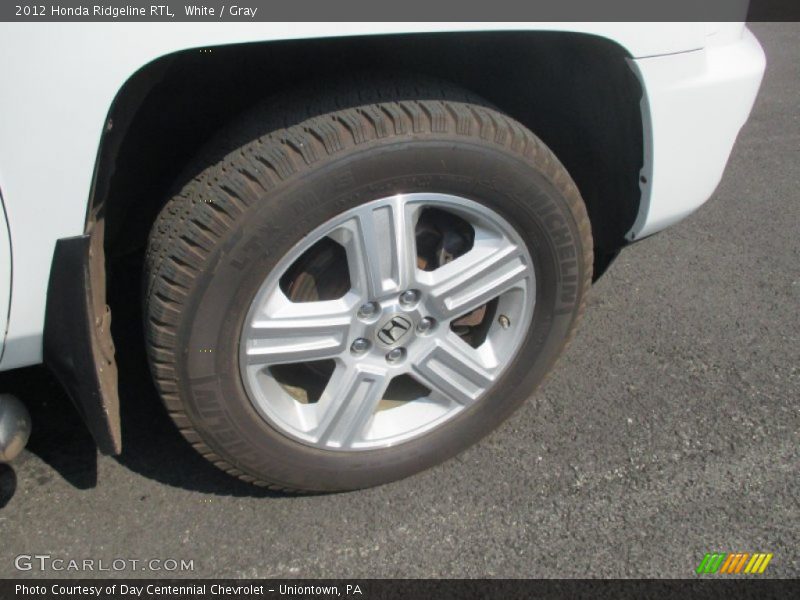 White / Gray 2012 Honda Ridgeline RTL